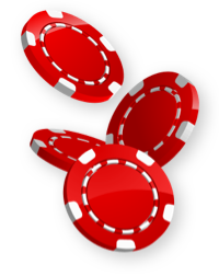 Red casino chips